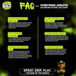 MR. KICS Basketball Shoe Grip Spray - Anti Slip Traction for Court Shoes, Shoe Grip Enhancer - 2-in-1 Cleaner with Microfiber Towel, Backpack Clip - Volleyball, Pickleball, Tennis, Badminton