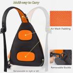 SUKRY Pickleball Bag Sling backpack with Water Bottle Holder for Men and Women Pickle ball Accessories Water-Resistant Sprot Bag