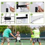 TOBWOLF 22x3ft Pickleball Replacement Net, Indoor Outdoor Pickleball Nets for Most Free-Standing Pickle Ball Frame, Official Regulation Size Net for Portable Pickleballs Nets System
