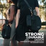 IZARI Designer Pickleball Bags for Women with Fence Hook | Original Quilted Pattern Pickle Ball Tote, Small Pickleballs Paddle Bag