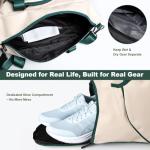 Pickleball Tote Bag with Shoe Compartment and Paddle Storage – Large Capacity Lightweight Pickleball Bag for Women & Men with Water Bottle Holder