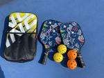 Pickleball-Set of 2，Incisae Pickleball Paddles, Fiberglass Pickleball Rackets, Cooling Towel and Pickleball Bag - Indoor & Outdoor Pickleball Set for Beginners & Intermediate Players…