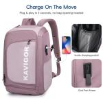 KAVIGOR Pickleball Bag, Large Pickleball Backpack Holds 4 to 6 Paddles, Shoes Compartment & Wet/Dry Pocket (9 Pockets), Charge Port