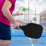 YUXIANLB Pickleball Paddle Cover, Elongated Pickleball Covers Black Pickleball Case Pickleball Paddle Bag Neoprene Sleeve for Pickleball Paddles Pickleball Racket Cover Pickleball Accessories (Black)