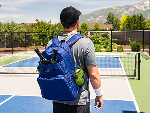 2-In-1 Pickleball Bag with Cooler, Paddle Compartment, & Pockets