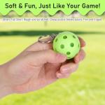 Gsbnjuy 8 Pack Pickleball Keychain Set Fun Purse Charms Gifts Mini Pickleball Lovers Key Chain Ornament Cute Tennis Ball Keychain for Men Women Sports Team Accessories Party Backpack Decor