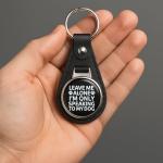 1080 Graphics Best Gnome Lupus Awareness Pickleball Cancer Survivor Ribbon Sport Lover Leather Keychain Stainless Steel Ring for Keys, Bags, or Backpacks