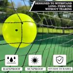 Hoverphenix Pickleball Set with Net for Driveway, Portable Regulation Size Pickleball Net System with Paddle Set of 4, Outdoor Pickleballs, Carry Bag, Weather Resistant Metal Frame