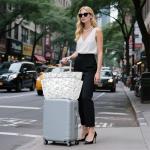 VIGTRO Pickleball Paddles Balls Women Puffer Tote Bag with Compartments, Reusable Quilted Handbag Shoulder Bag with Zipper for Travel, Work, Gym, Shopping