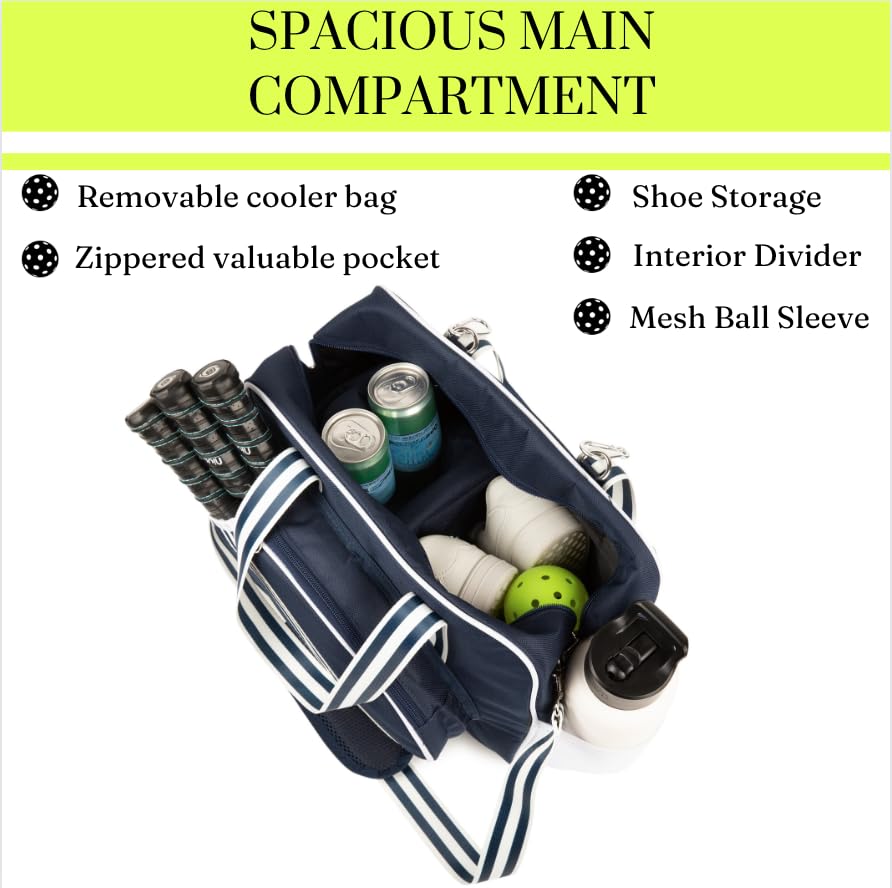 Stay Golden Co. Navy Blue Pickleball Bag