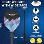 Pickleball Paddles Set of 4,USAPA Approved,4 Indoor&Outdoor Balls, Carrying Bag, 4 Cooling Towels,4 Pack Paddles,Pickleball Paddles,Gifts for Beginner&Pro