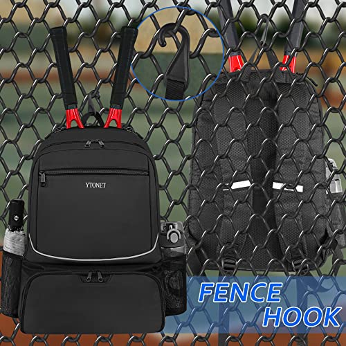 Ytonet Pickleball Bag with Insulated Pocket and Ventilated Shoe Compartment