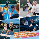 Pickleball Paddles Set of 4,USAPA Approved,4 Indoor&Outdoor Balls, Carrying Bag, 4 Cooling Towels,4 Pack Paddles,Pickleball Paddles,Gifts for Beginner&Pro