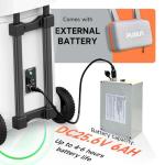 Pickleball Machine, PUSUN Automatic Pickleball Launcher for Professional Training, Support App&Remote Control Speed/Angle/Rotation, Large Capacity for 85+Ball, 4-6 Hour Battery Life, Self-Programming