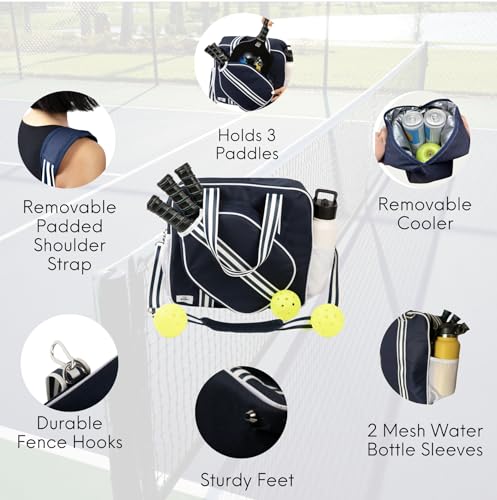 Stay Golden Co. Navy Blue Pickleball Bag