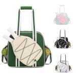 ACESAK Pickleball Bag, Pickleball Bags for Women Men Teens with Waterproof Pocket & Fence Hook, Pickleball Tote Bag for Pickleball Racquet Sports Gym Duffle, Adjustable Strap (Green）