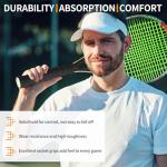 COIDEA Tennis Racket Grip Tape, 6 Pack Precut Anti Slip Tennis Grip Tape, Super Absorbent Dry Feel Tennis Grips Overgrip for Tennis, Pickleball, Black