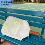 LAKE OF FIRE Pickleball Paddle Cover Crossbody bag with Adjustable Strap Pickle ball Sling Bag Lightweight Pickleball Gifts for Men and Women