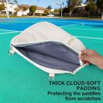 LAKE OF FIRE Pickleball Paddle Cover Crossbody bag with Adjustable Strap Pickle ball Sling Bag Lightweight Pickleball Gifts for Men and Women