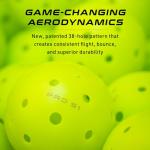 Selkirk Sport Pro S1 Ball | Crack-Resistant | 38 Hole Outdoor Pickleball Balls | USAPA Approved Pickle Ball for Tournament Play | Advanced Aerodynamics | 12 Pack Pickleballs |