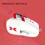 Arronax Pickleball Backpack, Duffle Bag for Pickleball Paddles, Accessories - Padded Compartment with Space for 3+ Paddles, Shoes, More, Suitable for men and women (White)