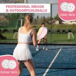 Pickleball Paddles Set of 4,USAPA Approved,4 Indoor&Outdoor Balls, Carrying Bag, 4 Cooling Towels,4 Pack Paddles,Pickleball Paddles Pack Gifts for Beginner&Pro