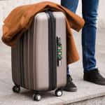 2-Pack Retro Pickleball Print Neoprene Luggage Handle Wraps,Travel Accessories for Suitcases,Bags