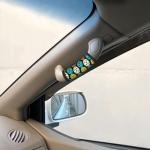 2-Pack Retro Pickleball Print Neoprene Luggage Handle Wraps,Travel Accessories for Suitcases,Bags