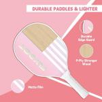 Pickleball Paddles Set of 4,USAPA Approved,4 Indoor&Outdoor Balls, Carrying Bag, 4 Cooling Towels,4 Pack Paddles,Pickleball Paddles Pack Gifts for Beginner&Pro
