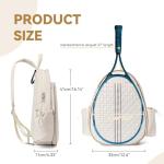 KUANG! Tennis Bag for Women Men Quilted Tennis Crossbody Backpack Tennis Racket Bag Suitable for Pickleball Tennis Badminton