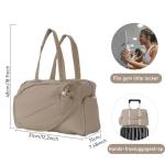 Lufstd Tennis Tote Bag for Women, Large Tennis Gym Bag Holds 2 Rackets with Shoe Compartment & Wet Pocket, Women's Overnight Weekend Pickleball Bag