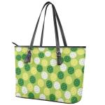 Eritanaer Pickleball Tote Bag for Women, Top Handle Handbags Hobo Laptop Bag Large PU Leather Computer Bags Purse Briefcase