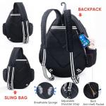 VIGEGARI Quilted Tennis Bag for Women – Tennis Backpack & Crossbody Sling | Holds 2 Rackets or 3 Pickleball Paddles | Lightweight Badminton Racket Bag, Tennis Tote & Sports Backpack