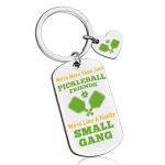 Pickleball Keychain Pickle Gifts for Women Men Pickleball Lovers Coaches Friends Pickle Ball Keychain for Sports Backpack Accessories Bag Charms Friendship Gift for Christmas Day Birthday Graduation