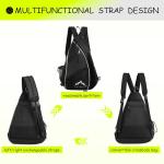 Himal Pickleball Bag Adjustable, Pickleball Backpack with Water Bottle Holder for Men and Women (black)