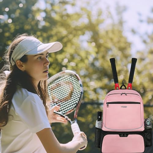 Ytonet Pickleball Bag: Backpack for 2 Paddles & Gear