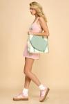 Mini Momo Durable Pickleball Tote Bag with Large Capacity & Adjustable Crossbody Strap (Mint)