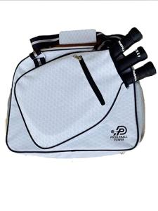 Pickleball - "Empowered" - Designer Women's Premium Side-Pocket Duffle Bag | Made Exclusively For Pickleball! | Includes a "Fitted" Paddle Case Designed To Store And Protect Your Paddles.