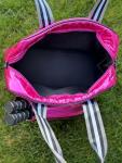 Babs + Birdie The Bennett Pickleball Puffer Duffel Sport Bag – Lightweight Pickleball Bag for Men & Women with Paddle Compartment and Large Storage (Electric Pink)