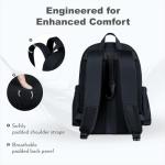 KAVIGOR Pickleball Bag, Quilted Pickleball Backpack with Shoe Compartment & Waterproof Pocket, Pickle Ball Paddle Bag Fits 2 to 4 Paddles for Women and Men