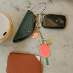 Madison Tyler Pickleball Cute Sport Keychains for Women | Bag Charms for Handbags | Gold Plated Purse Charms for Handbags Decor Backpack Bag Trendy