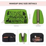 FAIOJA Eat Sleep Pickleball Repeat PVC Leather Clutch Zipper Makeup Bag For Women (Large) Portable Toiletry Bag With Divided Pockets Travel Storage Pouch