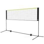 VEVOR Badminton Net, Height Adjustable Volleyball Net, 10ft Wide Foldable Pickleball Net, Portable Easy Setup Tennis Net Set with Poles, Stand and Carry Bag, for Kids Backyard Game Indoor Outdoor Use
