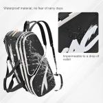 TILDOSAC Versatile Pickleball Backpack For Sport, Large Paddles Duffle Bag With Shoes Compartment For Travel White
