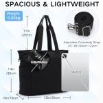 VASCHY Pickleball Tote Bags For Women With Fence Hook, Pickleball Paddle Holder Case Quilted Puffer Work/Gym/Sports Tote for 2 Rackets with Crossbody Strap Black