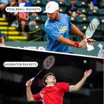 TILDOSAC Versatile Pickleball Backpack For Sport, Large Paddles Duffle Bag With Shoes Compartment For Travel White