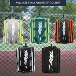 TILDOSAC Versatile Pickleball Backpack For Sport, Large Paddles Duffle Bag With Shoes Compartment For Travel White