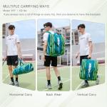 TILDOSAC Versatile Pickleball Backpack For Sport, Large Paddles Duffle Bag With Shoes Compartment For Travel Green