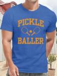 TIEEI Pickleball Shirts for Men Pickleball Player Themed T-Shirt Paddleball Lover Tee Tops
