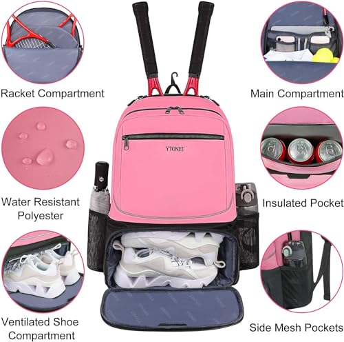 Ytonet Pickleball Bag with Insulated Pocket